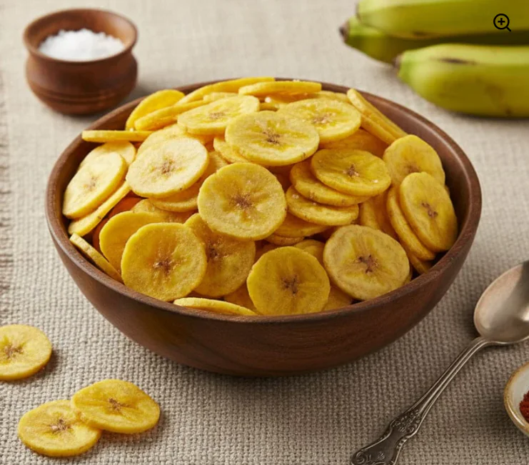Natural Banana Chips | Crispy & Fresh | No Preservatives